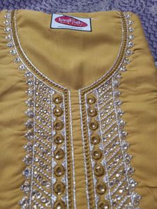 Elegant Yellow Kurta Set with Dupatta