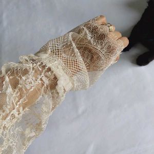 Elegant Lace Blouse with Puff Sleeves