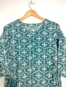 Teal Blue Kurta
