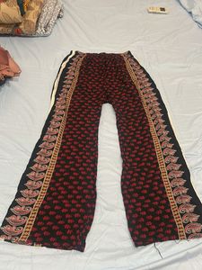 old school printed palazzo
