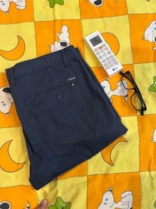 Stylish Men's Olive green & Navy Blue Trousers
