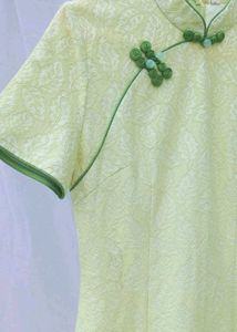 Light Green Cheongsam Dress