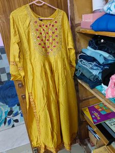 Yellow Kurta Set with Dupatta