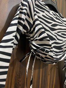 Zebra Crop Top