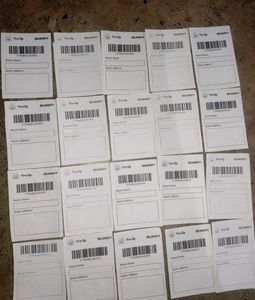 2 Shipping Bags and Twenty Labels