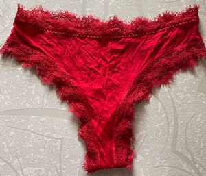 New Tezenis Red Lace Bikini Panty(no tag)