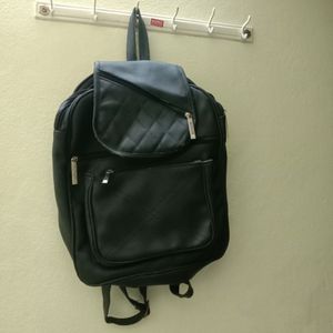 Leather College Bag.