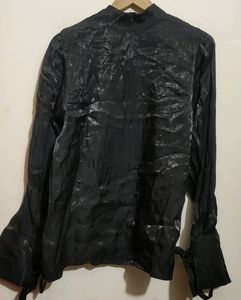 Charcoal Color Shining Top For Girl Or Woman 36-38