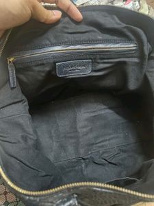 YSL Easy Y Black Leather Handbag