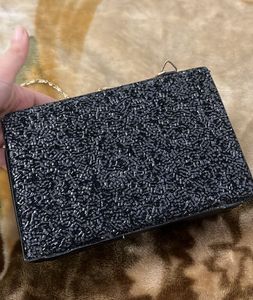 Beaded Evening Clutch Bag