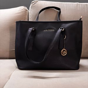 Lino Perros Black Tote Handbag