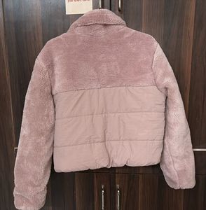 NEW ZUDIO Pink Two-Tone Padded Jacket
