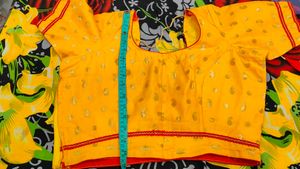 Beautiful Red &amp; Yellow Lehenga Choli