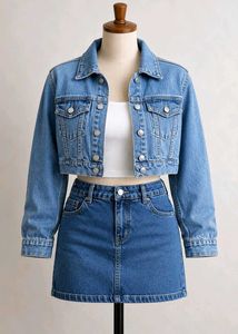 Combo Denim Jacket & Co-ord