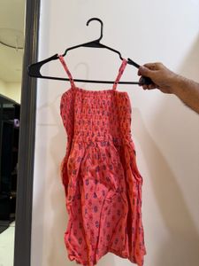 Cute Smocked Coral Top