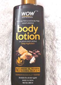 WOW Skin Science Cocoa Butter Body Lotion