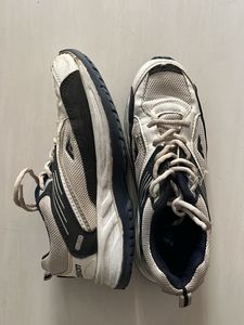 White &amp; Navy Athletic sports  Shoes