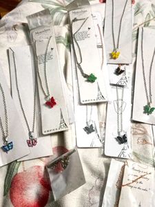 Assorted Butterfly Necklaces 10 pcs