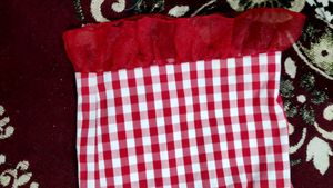 Chic Red and white Gingham