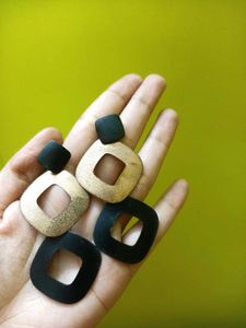 Geometric Drop Earrings