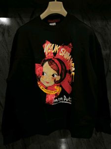 Graphic Print Crewneck Sweatshirt
