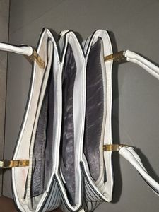 Chic Striped Handbag