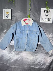 Women's Denim Sherpa Lined Jacket