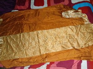 Elegant Mustard Saree