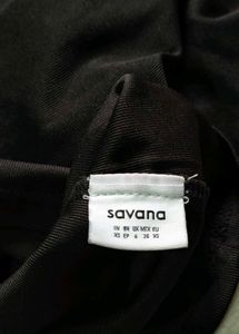 SAVANA Off-Shoulder patchwork Top