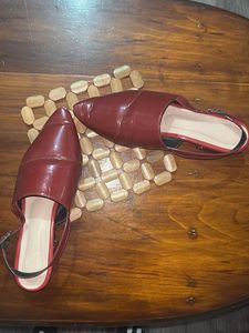 Red Slingback Heels