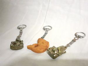 3 Keychains Combo Ganesh Keychain Fish Key Chain