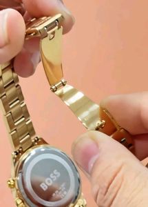 Elegant Gold BOSS Watch