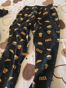 Fun Fast Food Print Pajama Pants