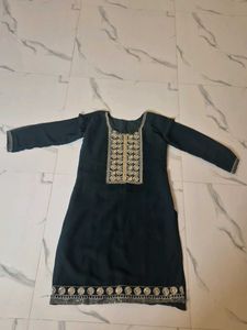 Elegant Dark Green Kurti