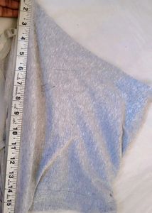 Gray Ribbed Tank Top