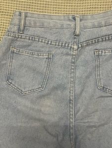 Light Wash Straight Jeans