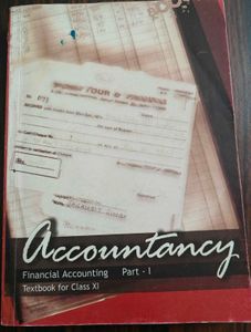 Accountancy Financial Part - I Textbook