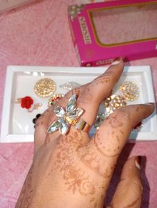 Assorted Rhinestone &amp; Pearl Rings