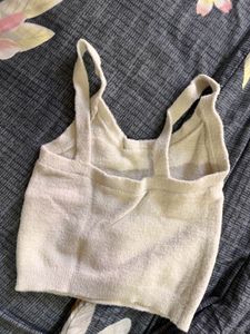 Cozy Cream Knit Tank Top