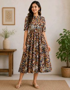 Kalamkari Printed Kurta
