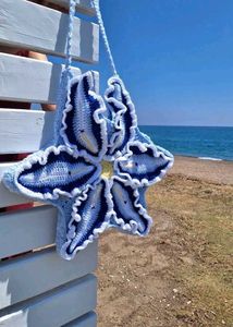 Crocheted Flower Lily Bag