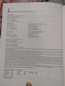 Inderbir Singh's Textbook of Human Histology