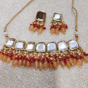 Kundan necklace set