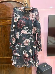 Forever New Floral Ruffled Dress