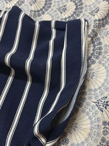 Striped Navy Jumpsuit
