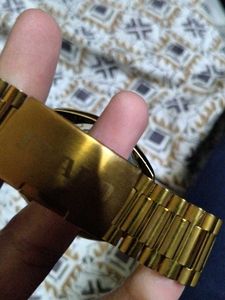 rado Classic Gold Tone Watch