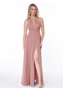 new Blush peach back less bow dress👗(surplus)