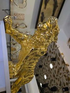 Stunning Gold cheetah 🐆 Statue