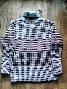 SALE🔥👉🏻Cozy Fair Isle Knit Turtleneck Sweater