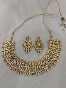 Kundan Necklace and Earring Set